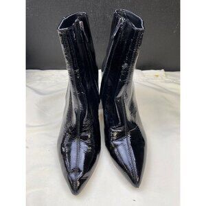 Sam Edelman Womens Black Leather Ankle Boots Shoes Heels 3" Size 7.5 SKU 6512